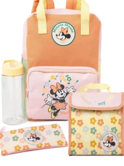 Vanilla Underground Pink Disney Girls Minnie Mouse 4 Piece Backpack Set