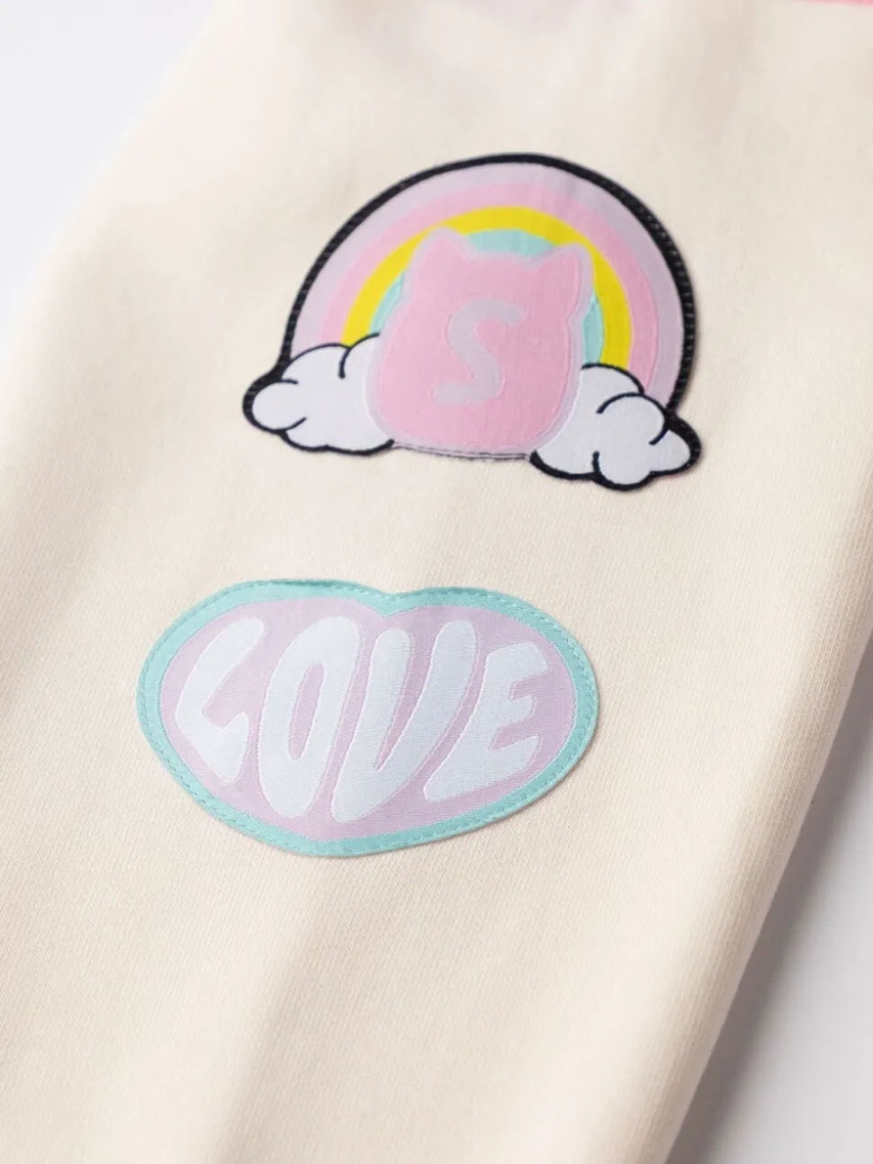 Vanilla Underground Pink Girls Squishmallows Bomber Jacket