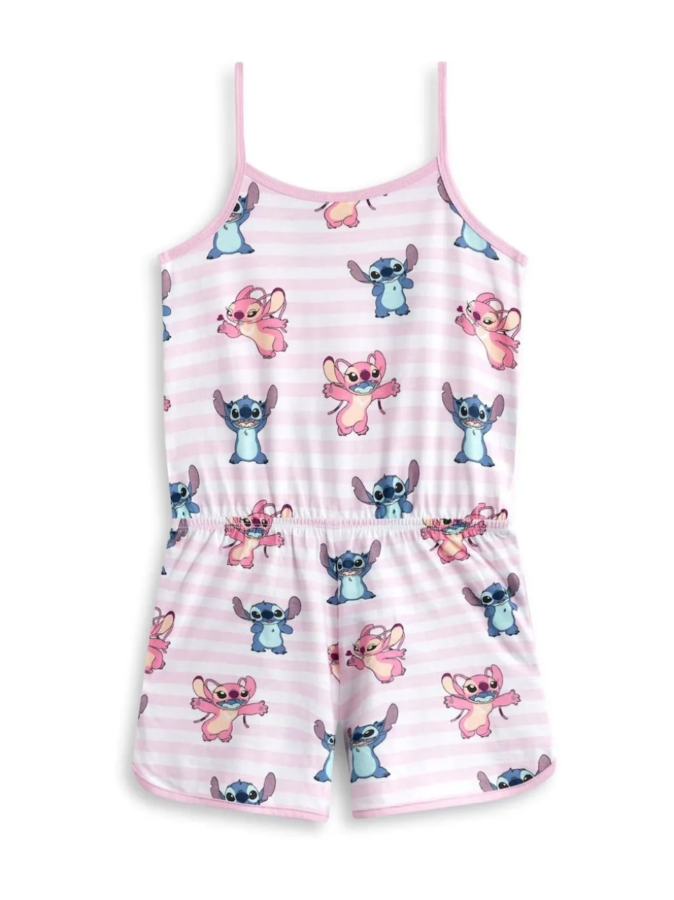 Vanilla Underground Pink Girls Disney Stitch Sleeveless Playsuit