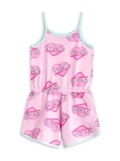 Vanilla Underground Pink Girls Barbie Sleeveless Playsuit