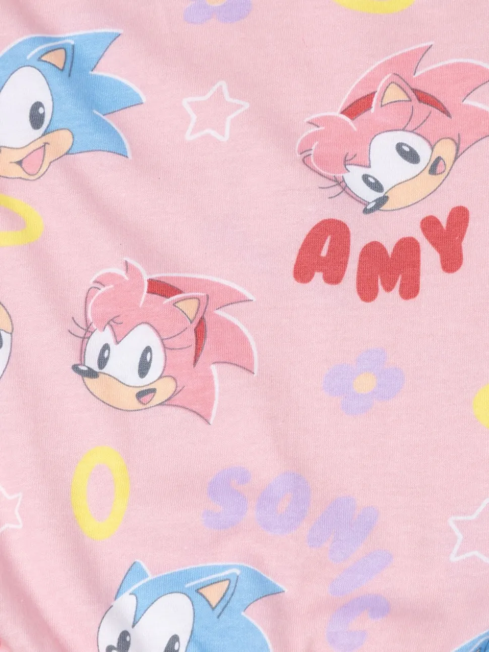 Vanilla Underground Pink Girls Sonic The Hedgehog Sleeveless Playsuit