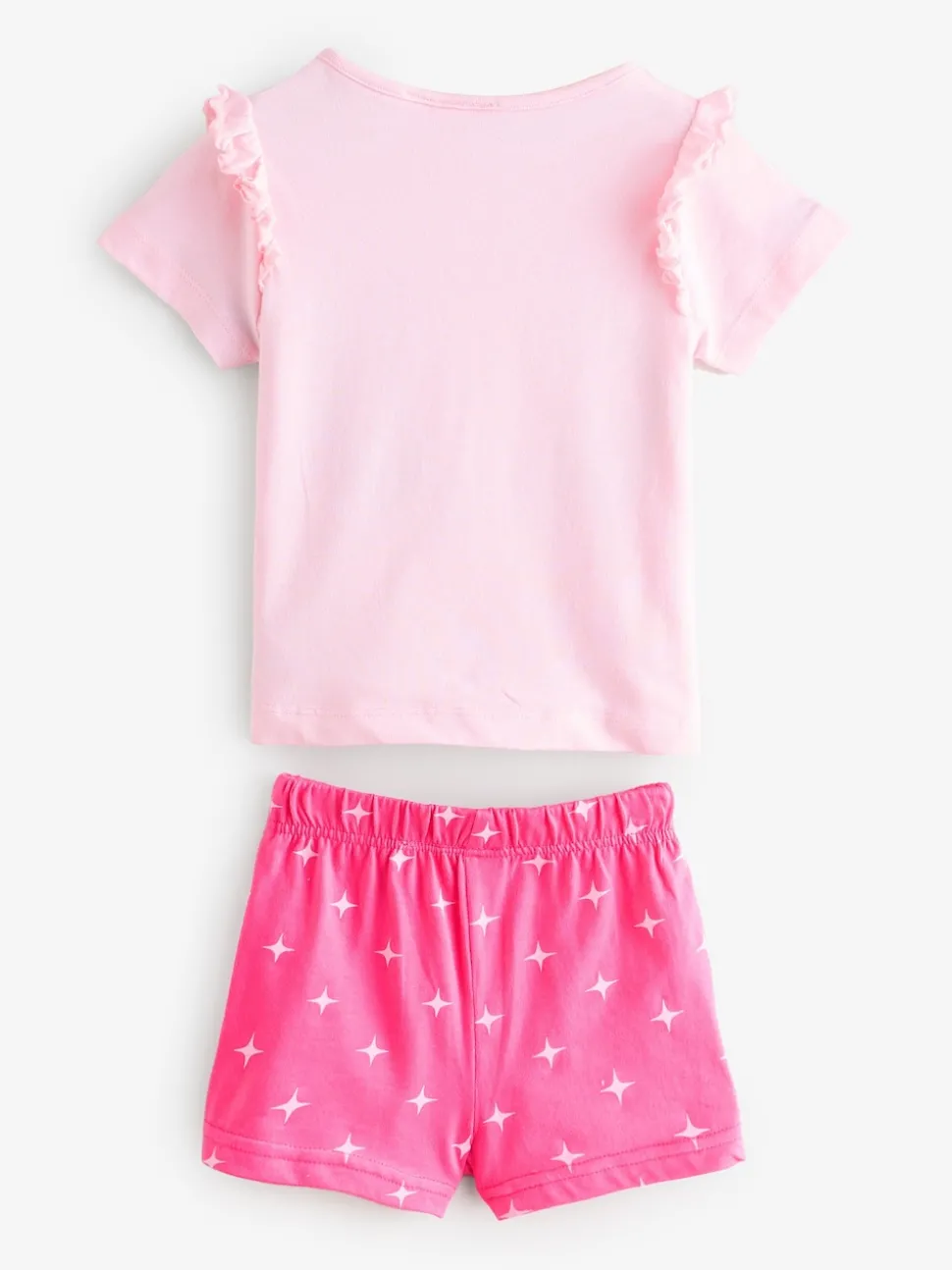 Vanilla Underground Pink Girls Paw Patrol Skye Short Sleeve Leg 100% Cotton Pyjamas Set