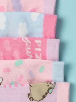 Vanilla Underground Pink Girls Pusheen Socks 5 Pack