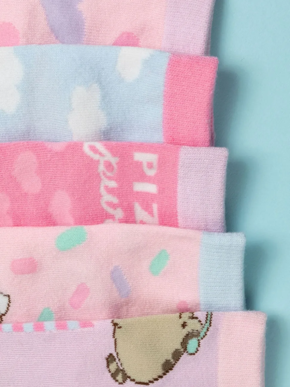 Vanilla Underground Pink Girls Pusheen Socks 5 Pack
