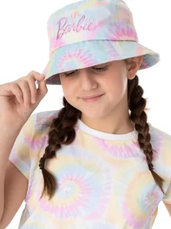 Vanilla Underground Pink Girls Tie-Dye Barbie Bucket Hat