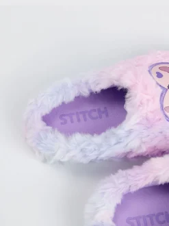 Vanilla Underground Pink Lilo & Stitch Heart Character Mule Slippers