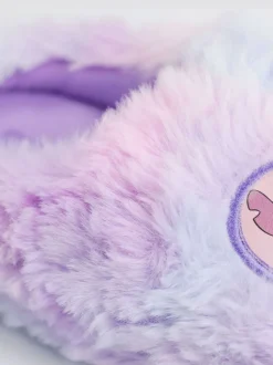 Vanilla Underground Pink Lilo & Stitch Heart Character Mule Slippers