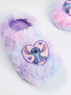 Vanilla Underground Pink Lilo & Stitch Heart Character Mule Slippers