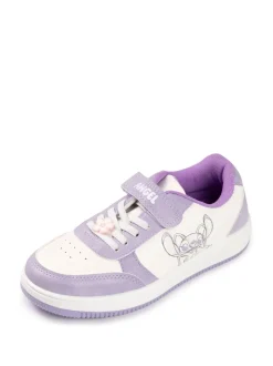 Vanilla Underground Purple Girls Disney Lilo & Stitch Multicoloured Velcro Trainers