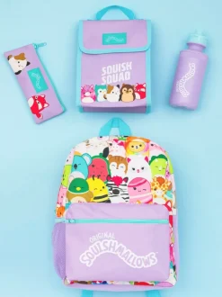 Vanilla Underground Purple Squishmallows Girls 4 Piece Backpack Set
