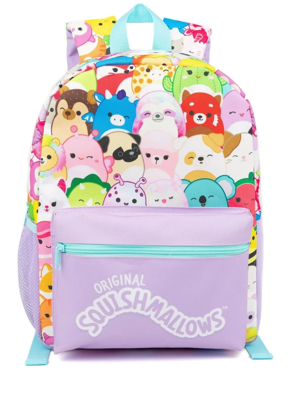 Vanilla Underground Purple Squishmallows Girls 4 Piece Backpack Set