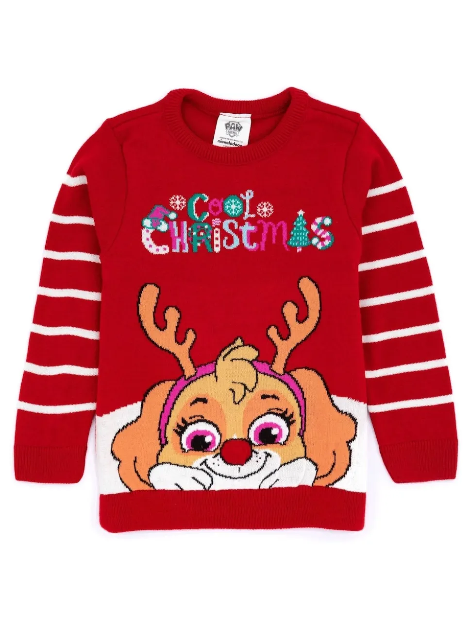 Vanilla Underground Red Paw Patrol Kids Christmas Jumper