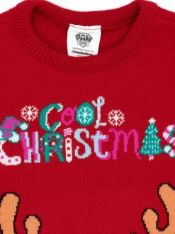 Vanilla Underground Red Paw Patrol Kids Christmas Jumper