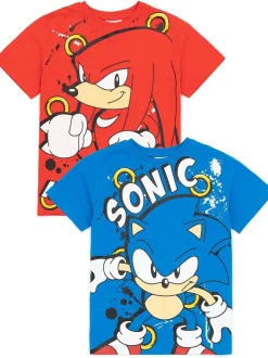 Vanilla Underground Red Sonic 100% Cotton T-Shirts 2 Pack