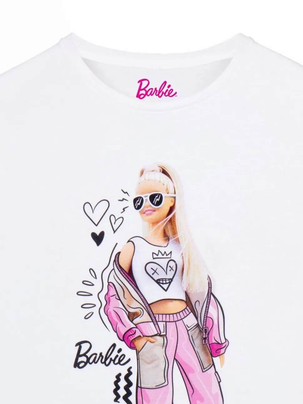 Vanilla Underground White Barbie Girls Licensed 100% Cotton T-Shirt