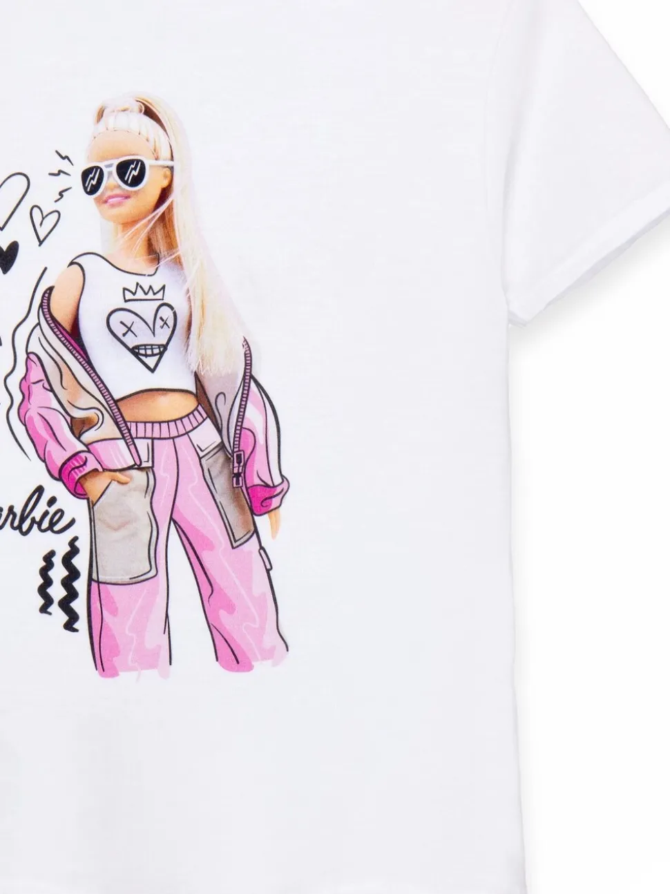 Vanilla Underground White Barbie Girls Licensed 100% Cotton T-Shirt