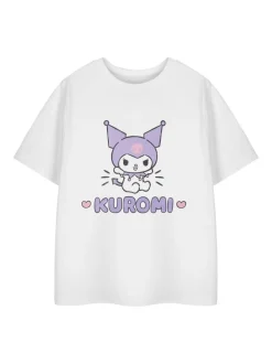 Vanilla Underground White Girls Hello Kitty Short Sleeve 100% Cotton T-Shirt