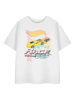 Vanilla Underground White Hot Wheels Race To Win Short Sleeved T-Shirt