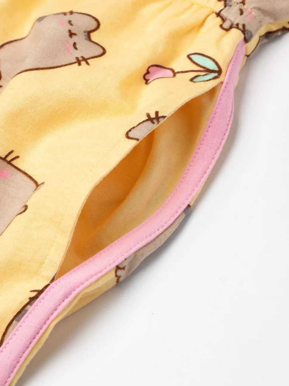 Vanilla Underground Yellow Girls Pusheen Sleeveless Playsuit
