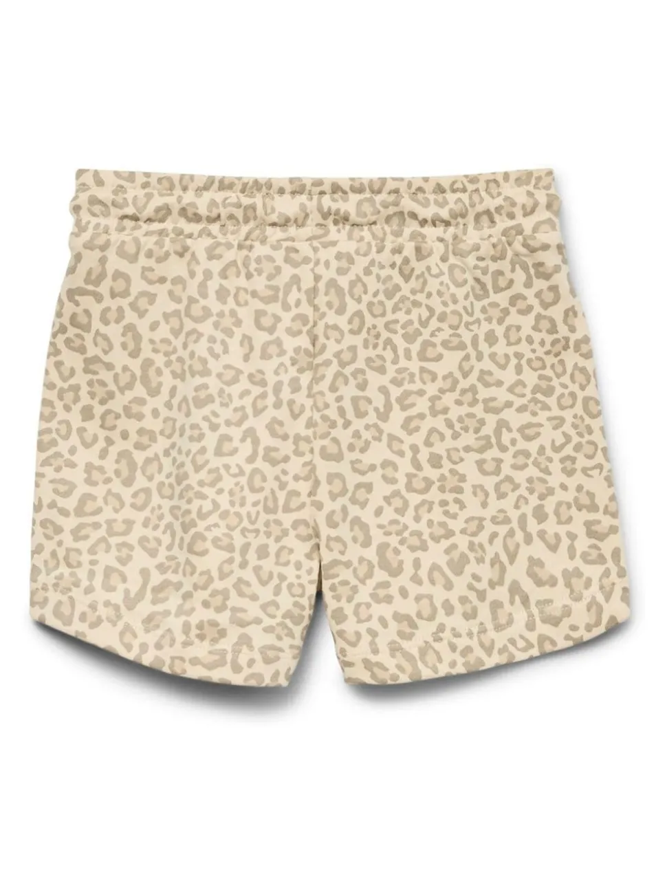 VERO MODA Cream Printed High Waist Jersey Cream Shorts