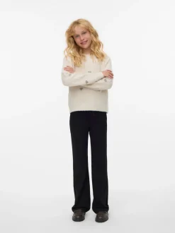 VERO MODA Cream Round Neck Soft Touch Cosy Knitted Jumper