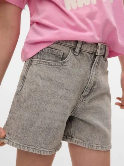 VERO MODA Grey Denim Shorts