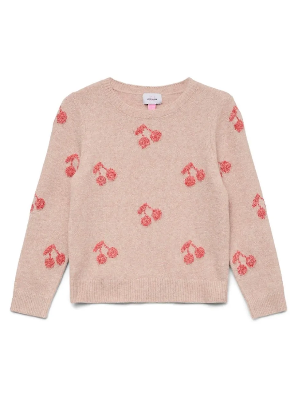 VERO MODA Pink Round Neck Soft Touch Cosy Knitted Jumper