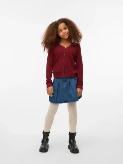 VERO MODA Red Button Down Cardigan