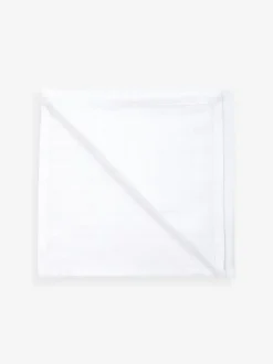 White 100% Cotton Muslin Baby Cloths 4 Pack