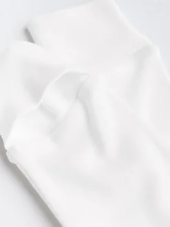 White 5 Pack 100% Cotton Baby Sleepsuits (0-18mths)