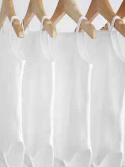 White 5 Pack Baby Strappy Bodysuits