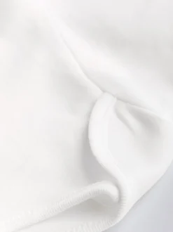 White 7 Pack Essential Baby Long Sleeve Bodysuits