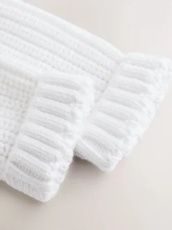 White Born In 2026 Baby Cardigan