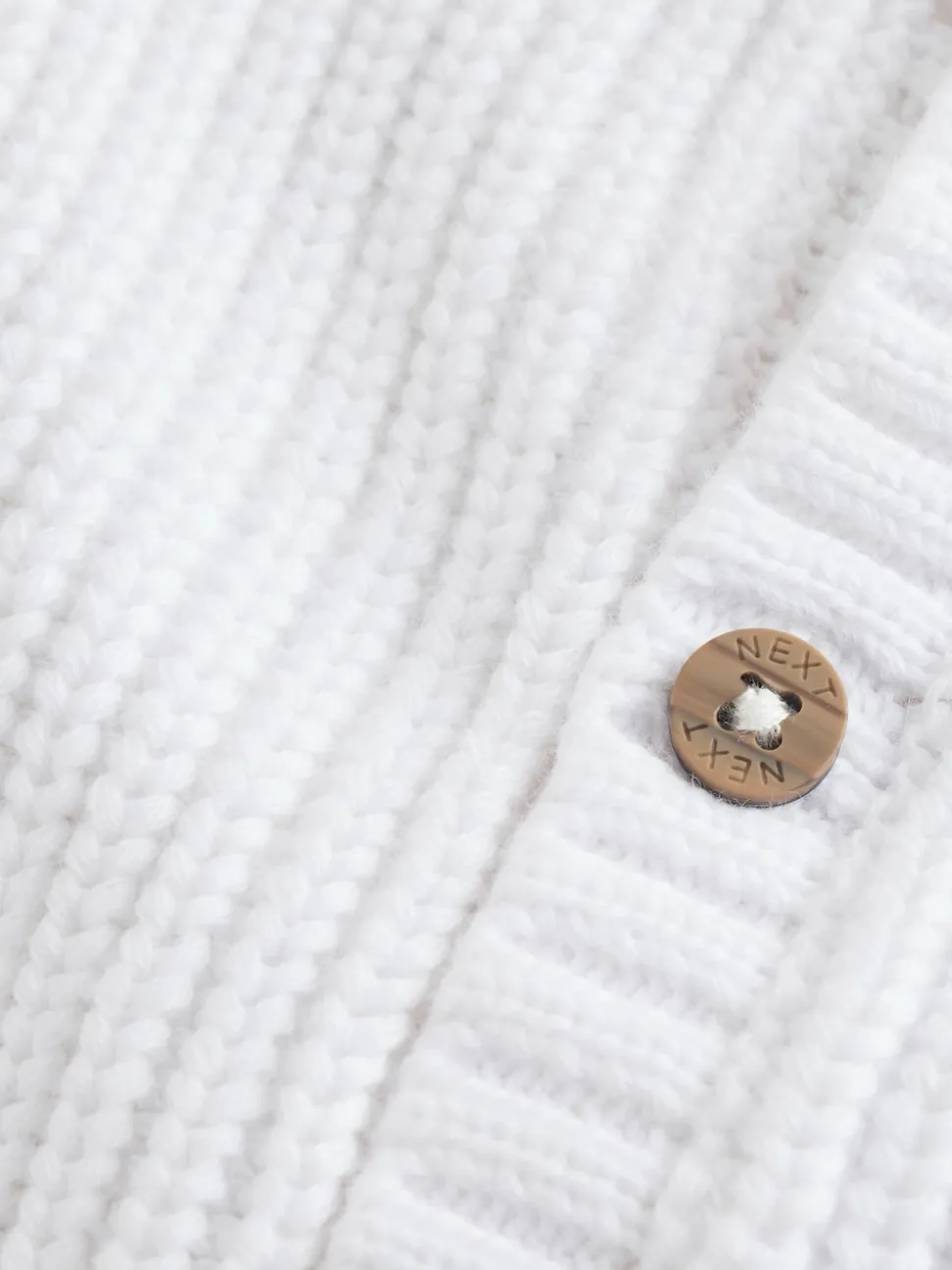 White Born In 2026 Baby Cardigan