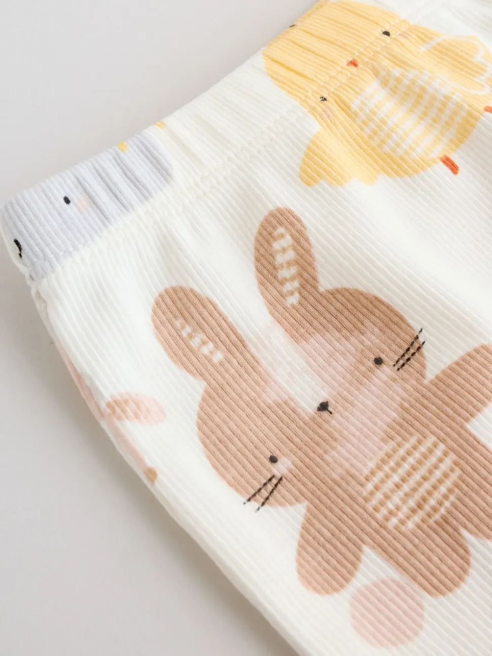 White Bunny Character Print Easter Sweat and Leggings Baby Set (0mths-2yrs)