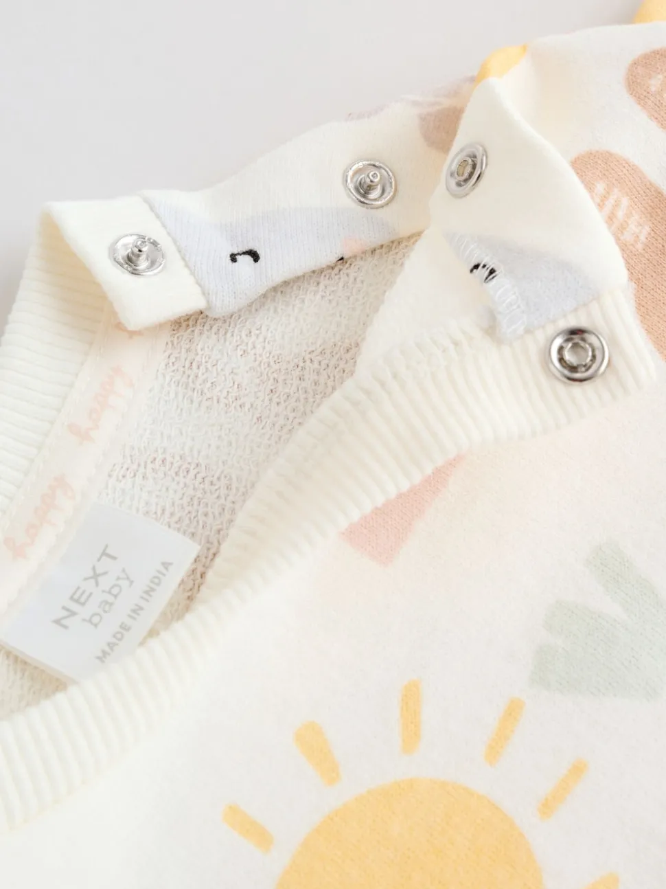 White Bunny Character Print Easter Sweat and Leggings Baby Set (0mths-2yrs)