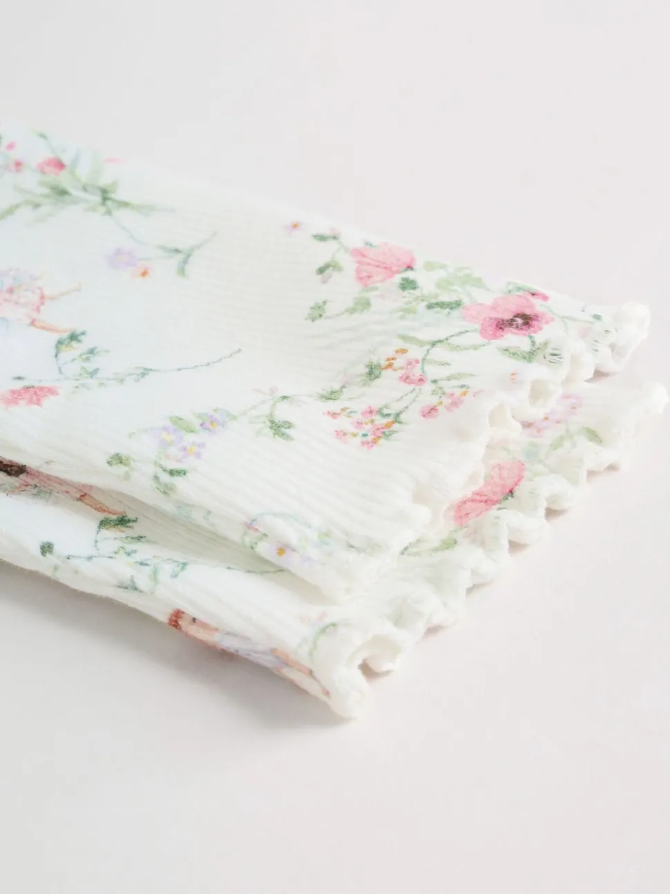 White Fairy Long Sleeve Frill Top And Leggings Baby 2 Piece Set (0mths-2yrs)