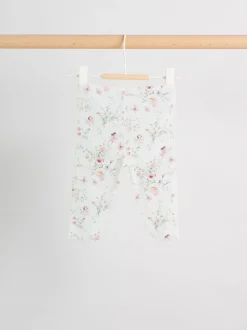 White Fairy Long Sleeve Frill Top And Leggings Baby 2 Piece Set (0mths-2yrs)