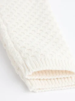 White Knitted Jumper And Trouser Baby Set (0mths-2yrs)