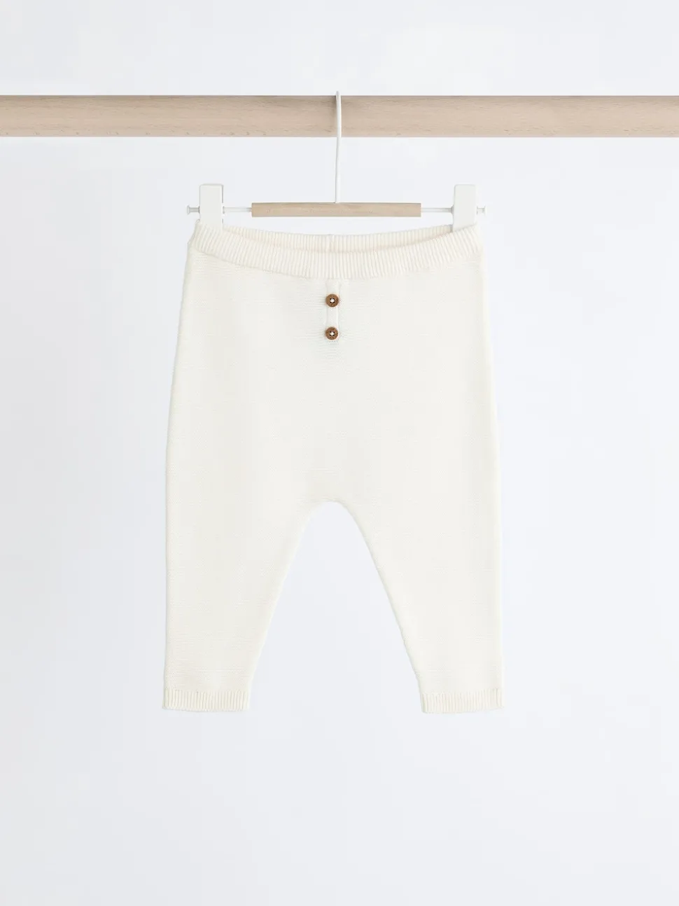 White Knitted Jumper And Trouser Baby Set (0mths-2yrs)