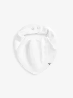 White Baby Bibs 5 Pack