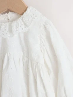 White Baby Bloomer Romper (0mths-2yrs)
