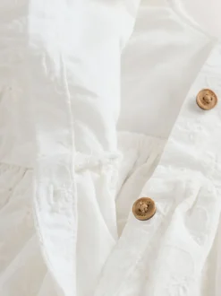 White Baby Bloomer Romper (0mths-2yrs)