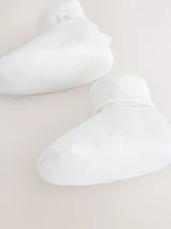 White Baby Bootie Shoes (0-18mths)
