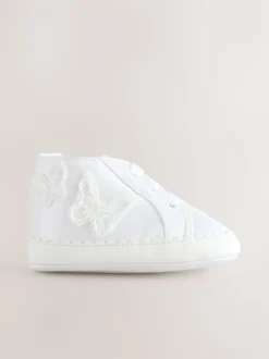 White Baby High Top Trainers (0-24mths)
