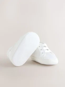 White Baby High Top Trainers (0-24mths)