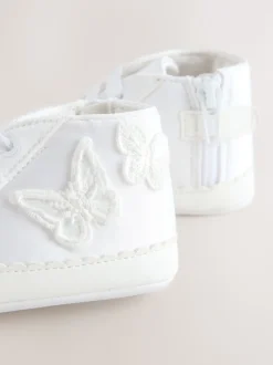 White Baby High Top Trainers (0-24mths)