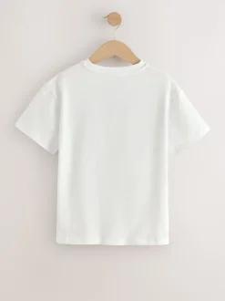 White Bambi Oversized Graphic T-Shirt (3-16yrs)
