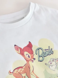 White Bambi Oversized Graphic T-Shirt (3-16yrs)
