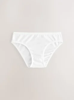 White Bikini Briefs 5 Pack (5-16yrs)